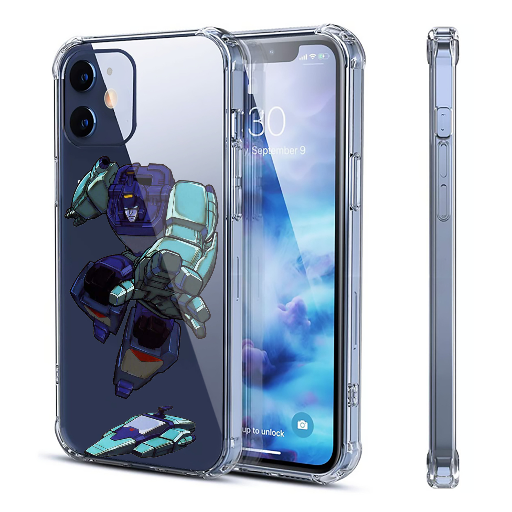（画像用）  【iPhone 12シリーズ対応】透明スマホケース（クリアソフトケース）